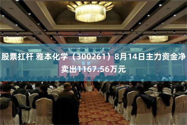 股票扛杆 雅本化学（300261）8月14日主力资金净卖出1167.56万元