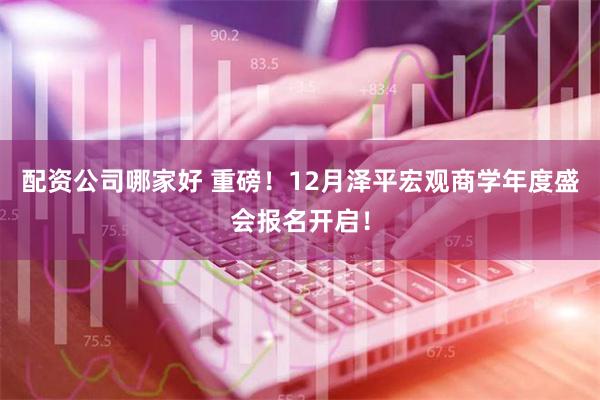 配资公司哪家好 重磅！12月泽平宏观商学年度盛会报名开启！