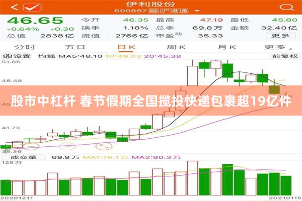 股市中杠杆 春节假期全国揽投快递包裹超19亿件